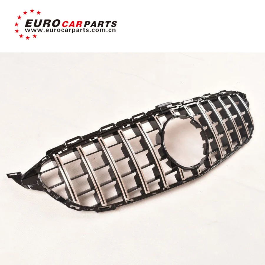 C Класс W205 ABS GT решетка подходит для c180 C200 C260L к C63 GT Стиль передняя решетка 2016 до 2018 года