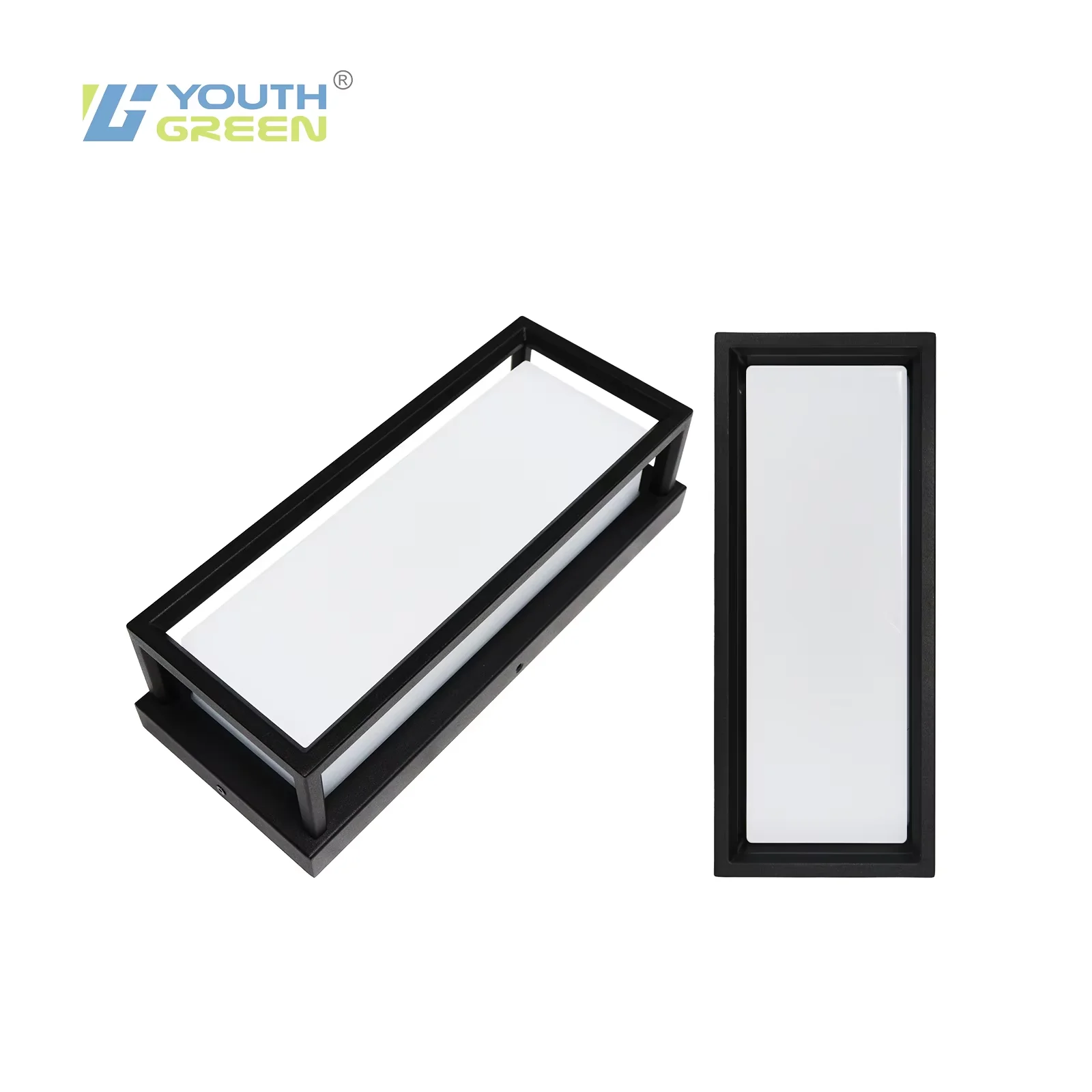 Modern 15W & 22W LED Wall Light IP65 Outdoor Aluminum Mounted Lighting for Garden & Street ETL Certified 5CCT Square Will Light
