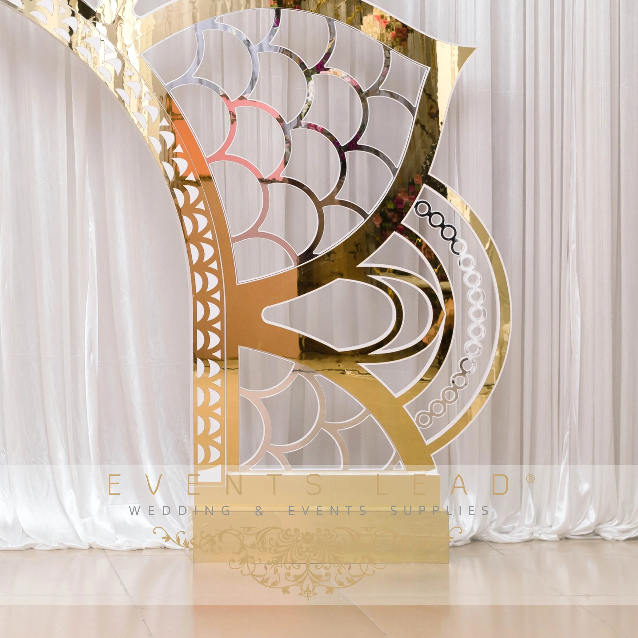 New Design Two Sides Flexible Garden Arch Wedding Flower Backdrop For Wedding & Party Decoration For Sale