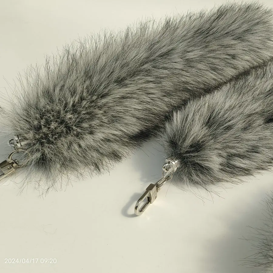 wholesale faux fur fox tail Japan anime plush  biggest fox tail fur