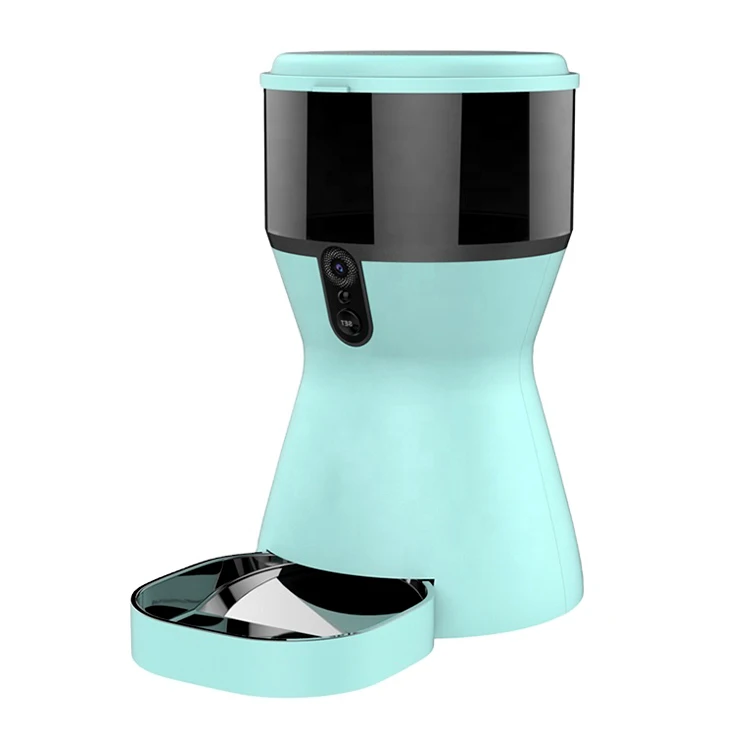 Dog Cat Smart Pet Feeder Camera Remote Control Microchip Automatic Pets Feeder Wifi App