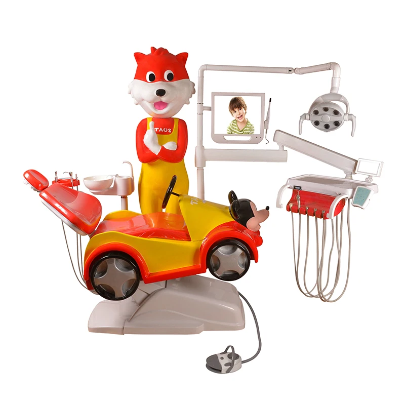 
LINGCHEN Q2 Popular Children Dental Supplies Equipment High Quality Dental Unit Kids Dental Chair Camera 02 With Monitor 