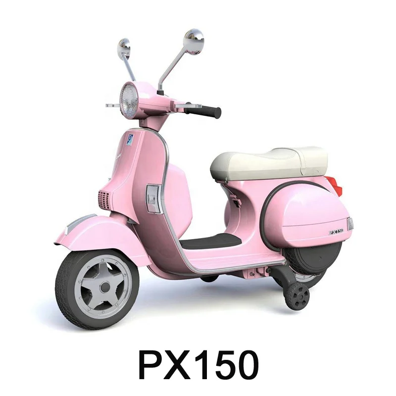 Лицензированный Детский Электрический мотоцикл VESPA PX150 игрушечные детские мотоциклы