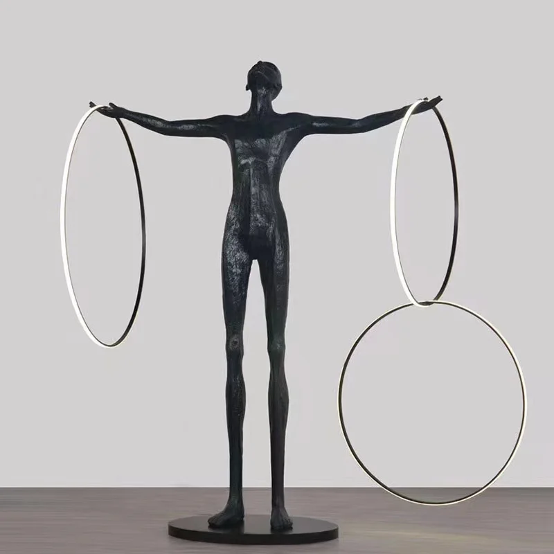 Профессиональная Напольная Лампа ECOJAS в скандинавском стиле