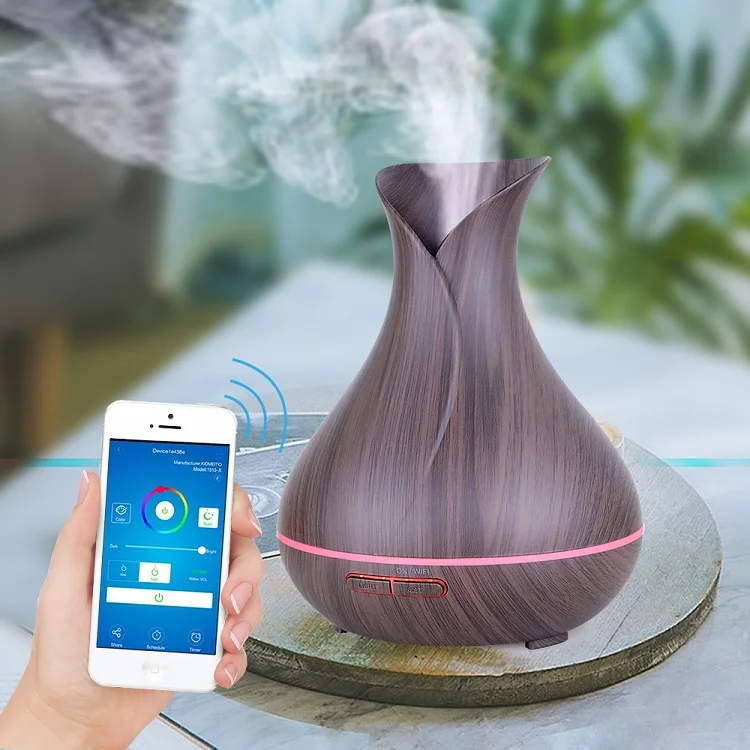 DT-1522YN wholesaler 400ml WIFI aroma diffuser/humidifier hot sales smart diffuser