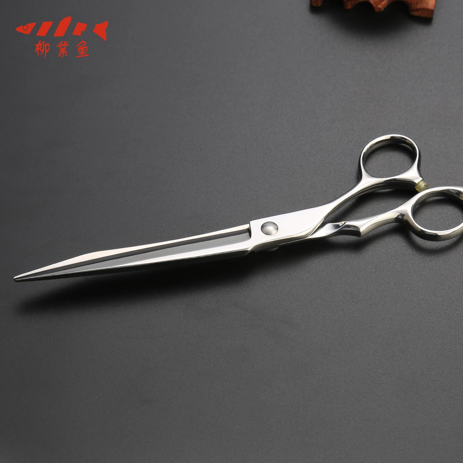7.5 440C Steel  Pet Curved scissors Dog grooming scissors  Grooming Shears Set for dog cat  Straight Scissors