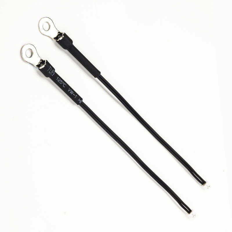 New energy battery NTC temperature sensor pt100 0.3% 1.1mm temperature measurement precision thermistor