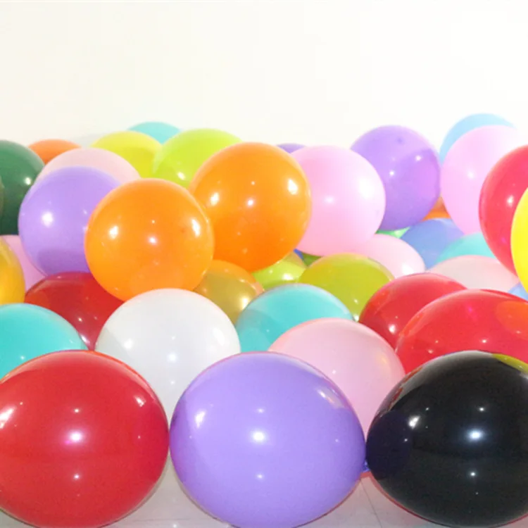 Multicolored balloon birthday party