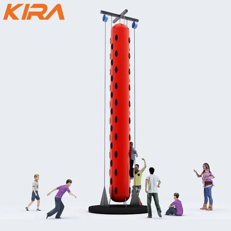 KIRA Indoor Climbing Wall Equipment Customized Theme Artificial Climbing Wall
