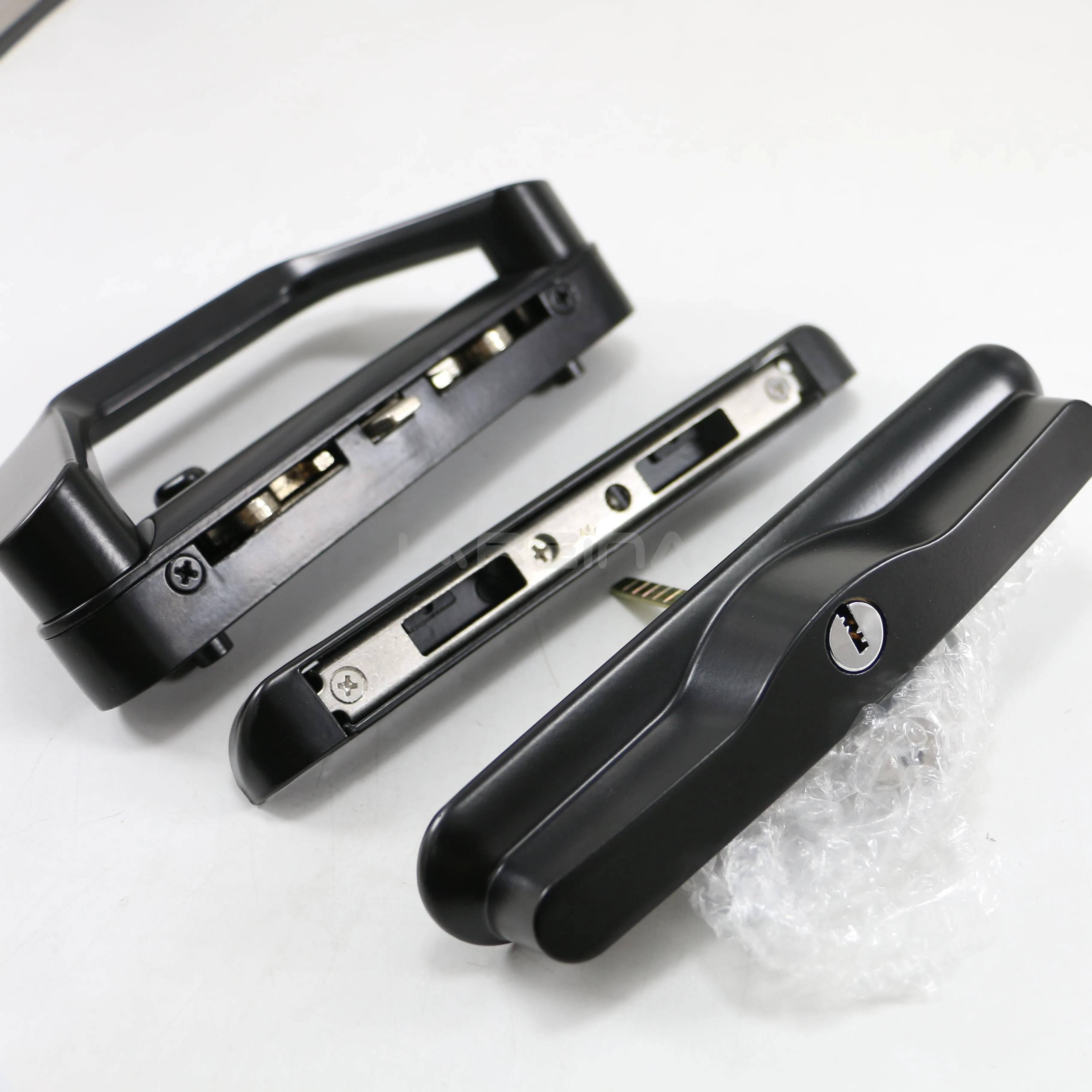 Pull Handle Lock With Key High Quality Single Side Sliding Door Handle
