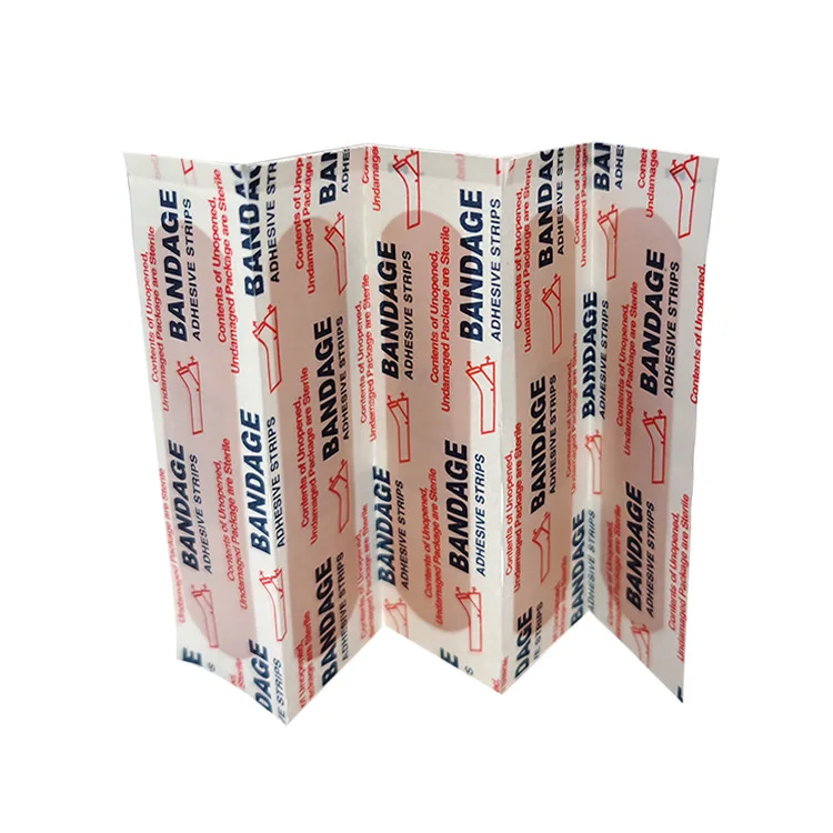 Waterproof PE Band Aid Bandage Medical First Aid Band Bandages Healing Wound Plaster Skin Color Wound Dressing Bandage