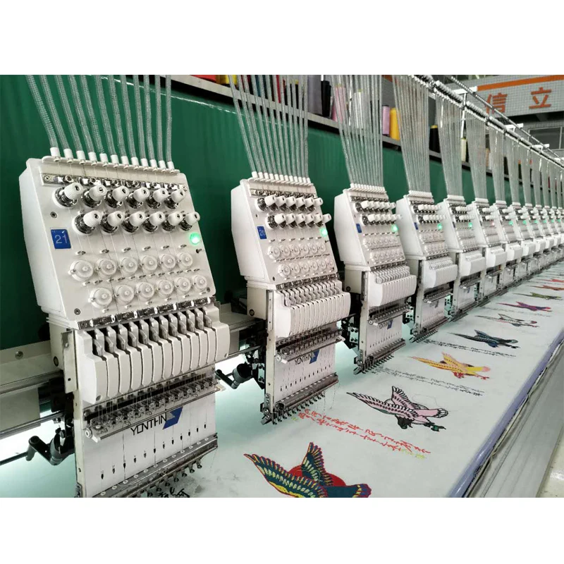 Yonthin High Speed 1200-1500 Rpm Computer New Second Hand Embroidery Machine Price