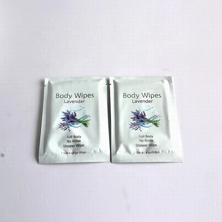 Customised or unscented antibacterial 100% cotton shower wipes the body wipe removes sweat dirt and body odor cleaning