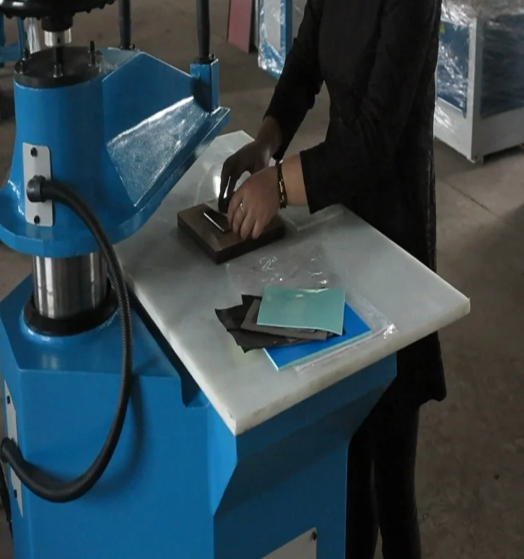 16T hydraulic swing arm die cutting machine for leather, rubber, shoe sole