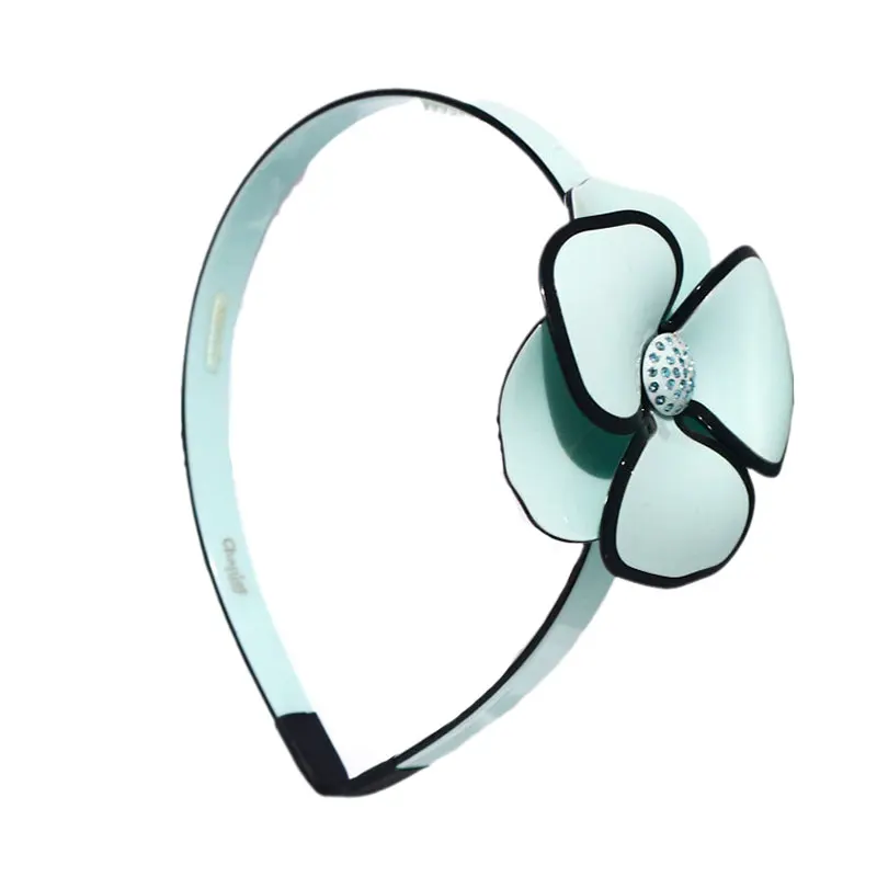 Изготовленный На Заказ ацетат пластиковый камелии, повязка на голову с цветком, для женщин Роскошные ювелирные изделия оптом знаменитый бренд брендовая Дизайнерская обувь повязка на голову изготовленным на заказ логосом повязка на голову