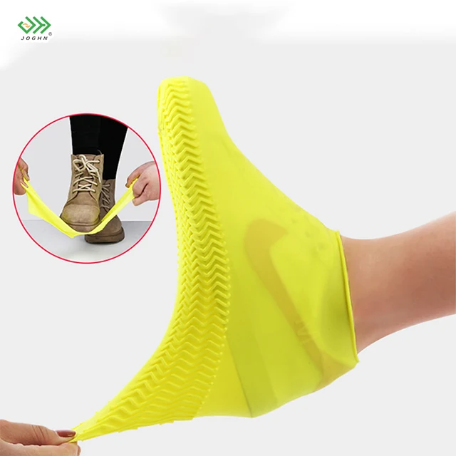 Amazon Top Sell Best Quality Unisex Reusable Shoes Protectors Waterproof Anti Slip Water Resistant Rain Silicone Shoes Covers