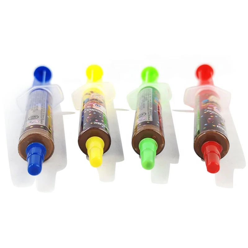 Syringe Shape injection needle tubing chocolate jam liquid candy
