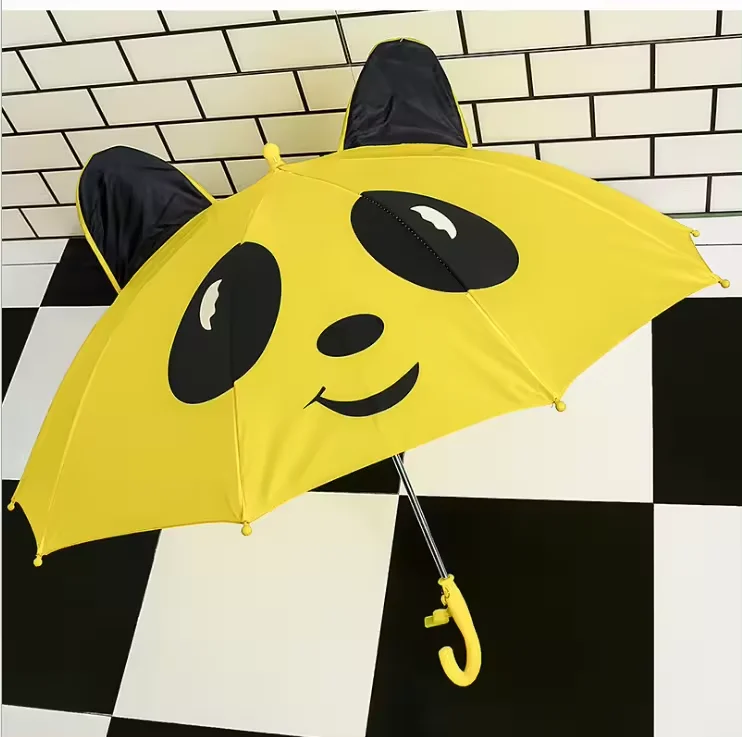 Cute Cartoon Umbrella Kid Animation Creative Long-handled 3D Ear Modeling Kids Umbrella For Children Boys Girls umbrella factory