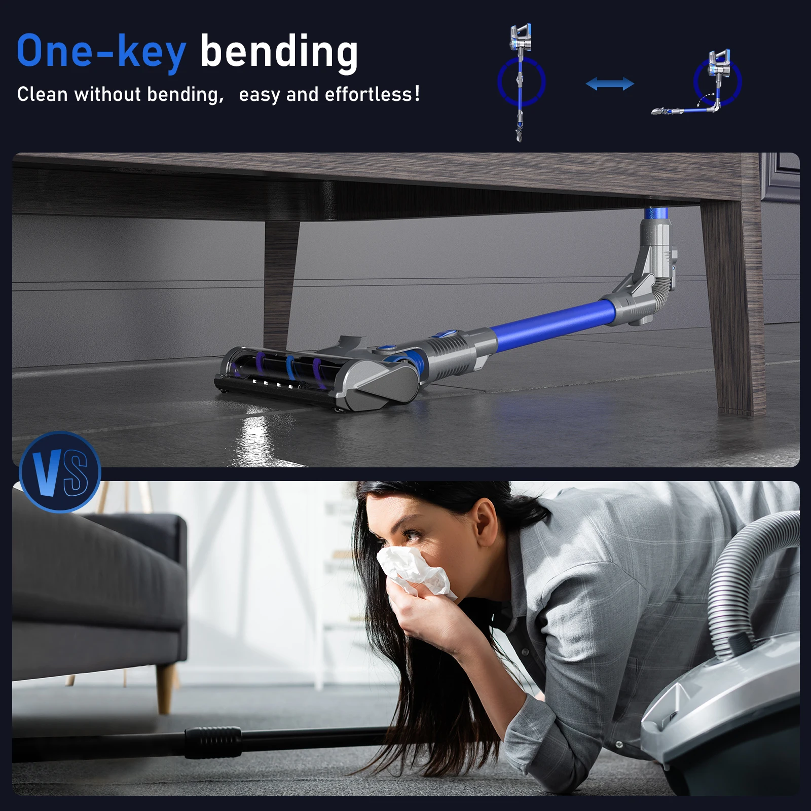 Proclean Wireless  Handheld Vacuum  Proclean BVC-107 Vaccum SIRLP Dust Collection Machine Cordless Vacuum Cleaner