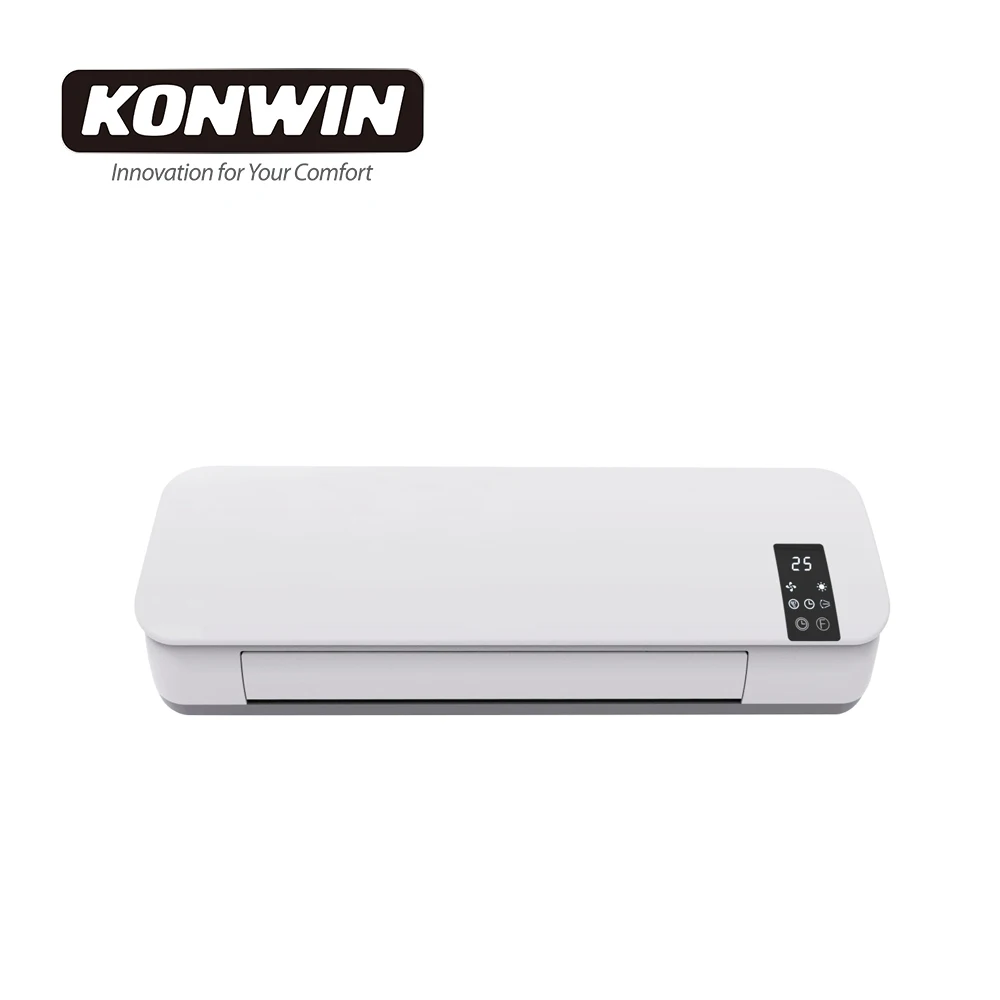 KONWIN Wall Mounted Ptc Heater 2000W Ceramic heating with remote control Wall mounted bedroom fan heater