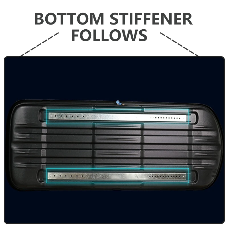 Tool-Free Install Waterproof ABS Roof Top Mount Car Storage Travel Luggage Boxes Roof Box with Security Keys
