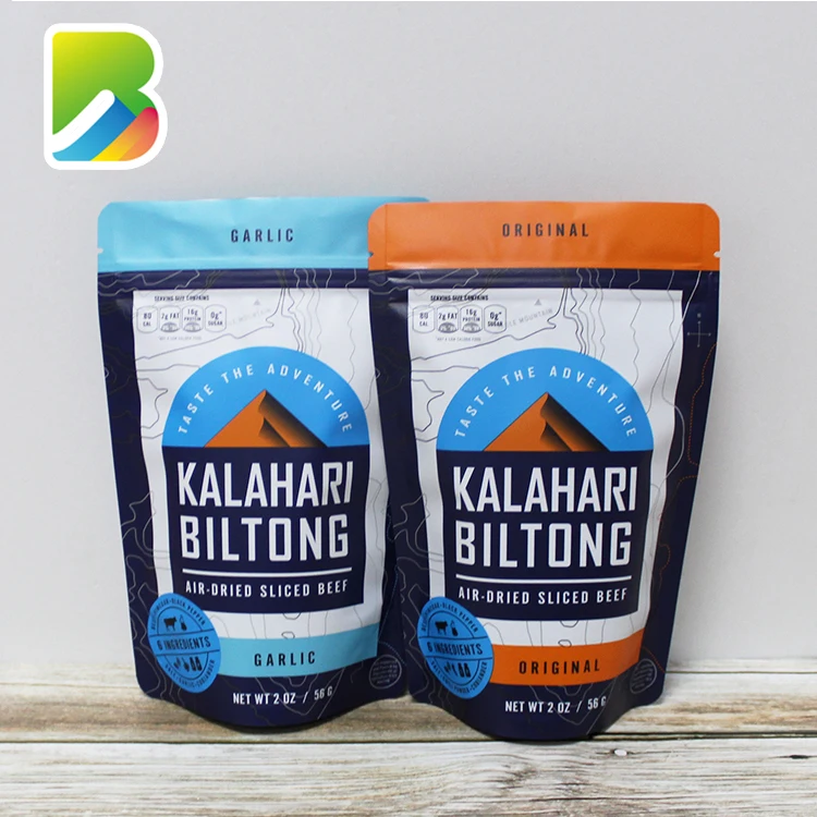 Custom China Mylar Snack Packaging Bag With Beautiful Printing For candy Packing Standup Smell Proof Zip Bag