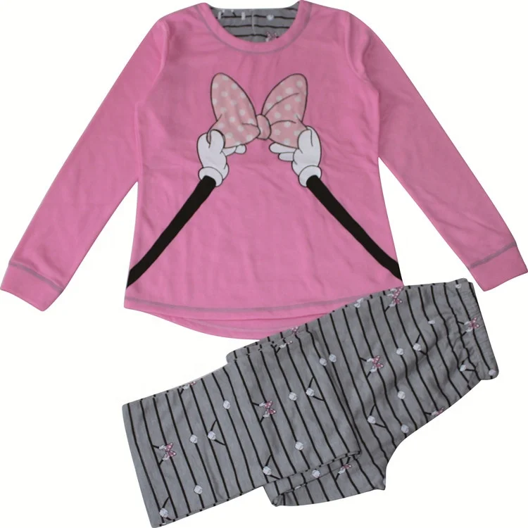 2017 new design 100% cotton young girls nightwear night dresses