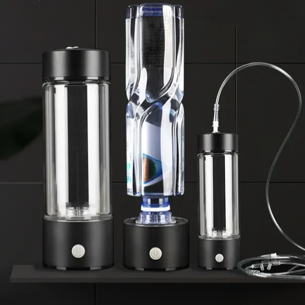 New Filter Water Bottle Hydrogen Alkaline Hydrogen Water Bottle Ionizer Hydrogen Water Generator With Glass Bottle