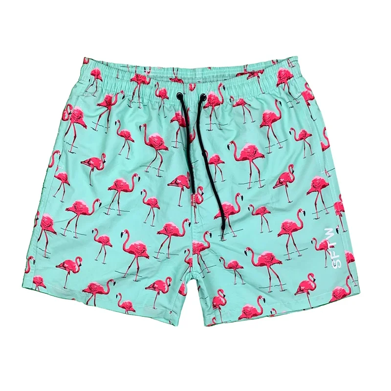 custom swimsuits mens swimming trunks 4 way stretch beach wear volley boardshorts