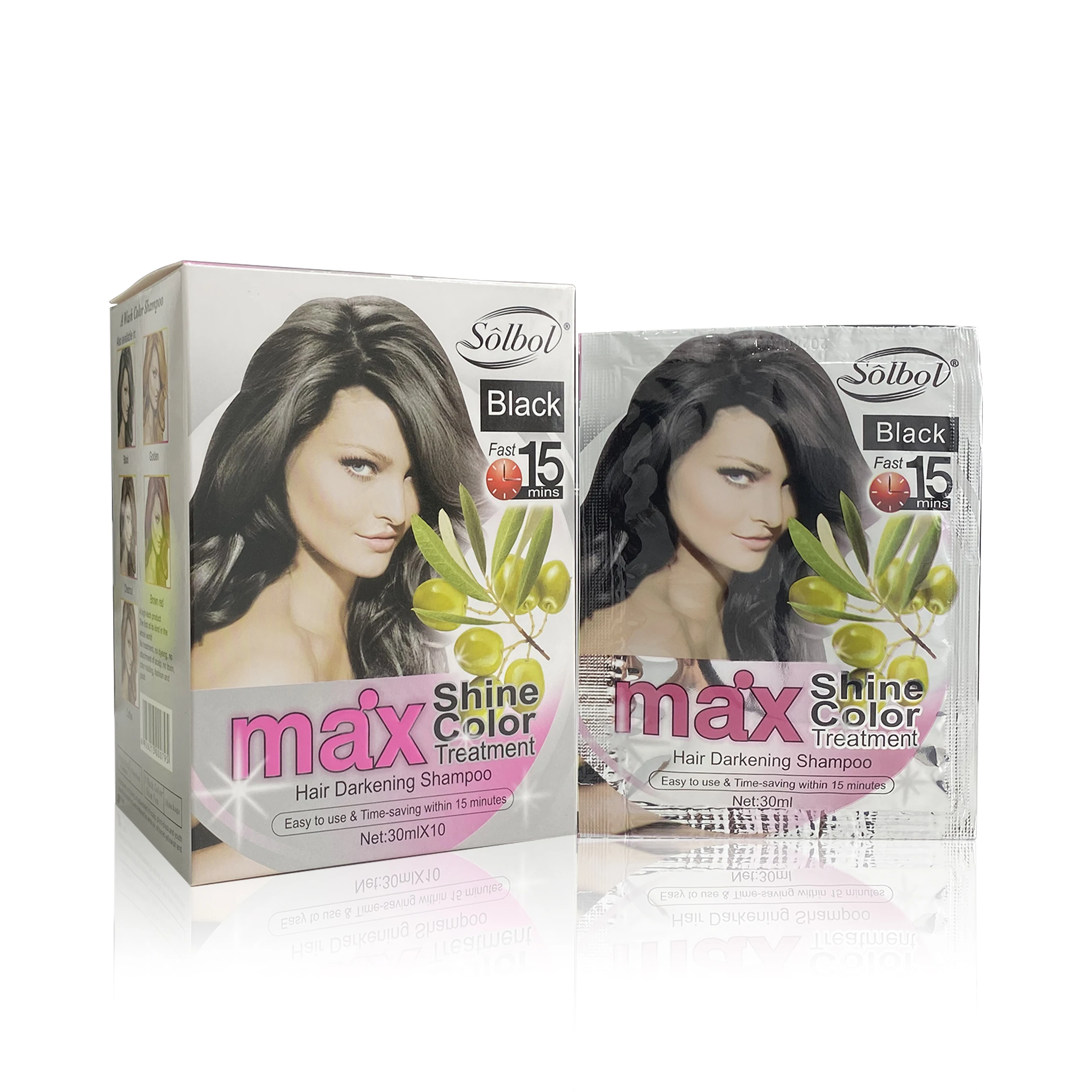 5 Mins Fast Hair Dye Magic Grey Coverage Black Hair Shampoo Black Shampoo Hair Dye