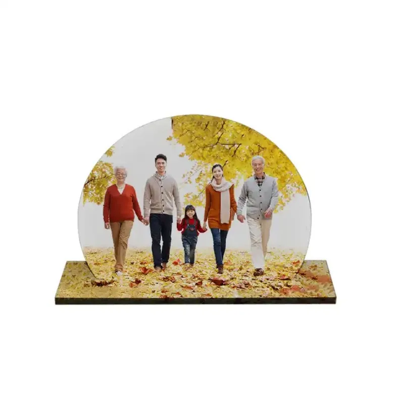 Wholesales Blanks Sublimation MDF Wooden Photo Frame Plate DIY Printed Panel Frame for Photo Display