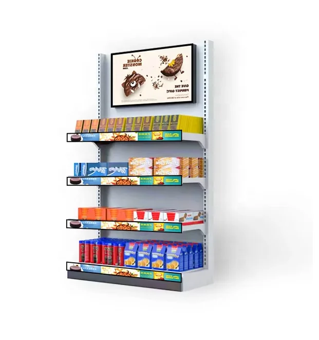 Advertising display Shelf-mounted Video Player Ultra Wide Digital Signage Display Customized Size Stretched Bar Lcd Panel