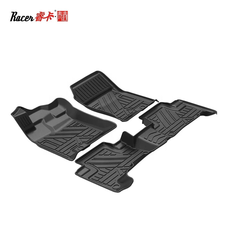 Customized 3D TPE waterproof odor-free car floor mat for Mitsubishi Outlander(7 seats) 2016