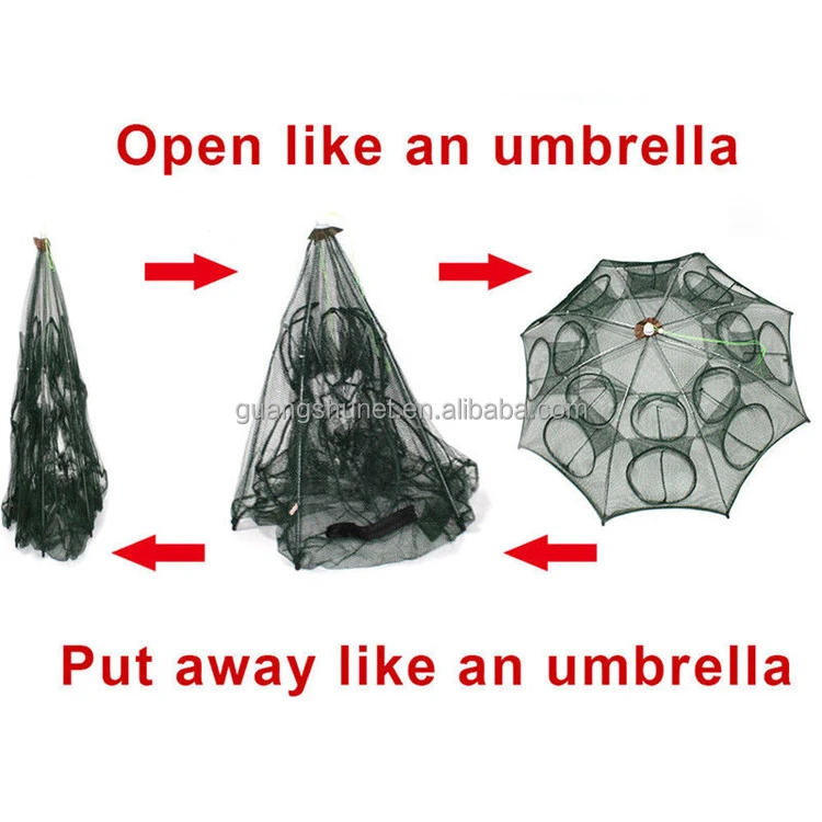 Cone Entrance Able to Captures a variety of prey Rectangular Bait Trap for crab shrimp and more