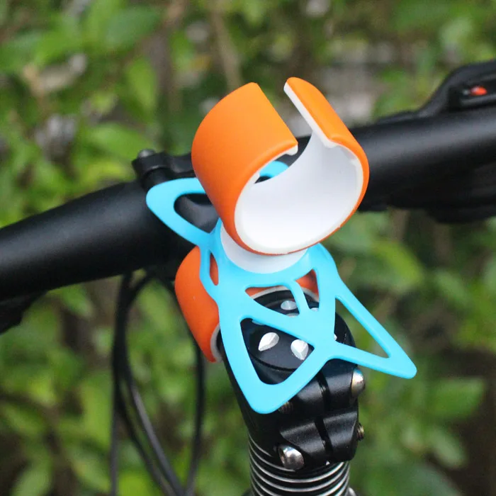 Mobiles Accessories Smartphone Holder Double Clip Car Mobile Phone Holder Mount For Bike Handlebar Bicycle