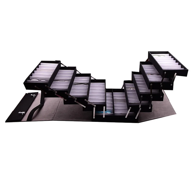 Оптовая продажа чемодан для очков YTZ027 сумка демонстрации держатель солнцезащитных 80 шт.