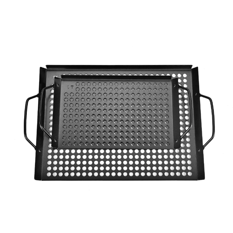 Grill Wok Grill Cookware Grill Accessories Rotisserie for Meat, Fish, Shrimp