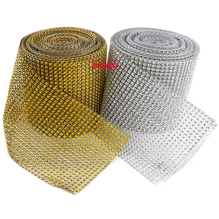 Factory Wholesale Fashion 24 Rows Without Rhinestones Hollow Plastic Mesh Trimming For Garment Shoes Bags DIY Craft Accessories