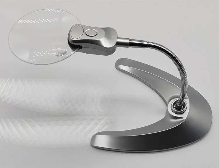 Desktop Metal Hose LED Magnifier MG5B-3 Tube Led Magnifier Magnifying Glass