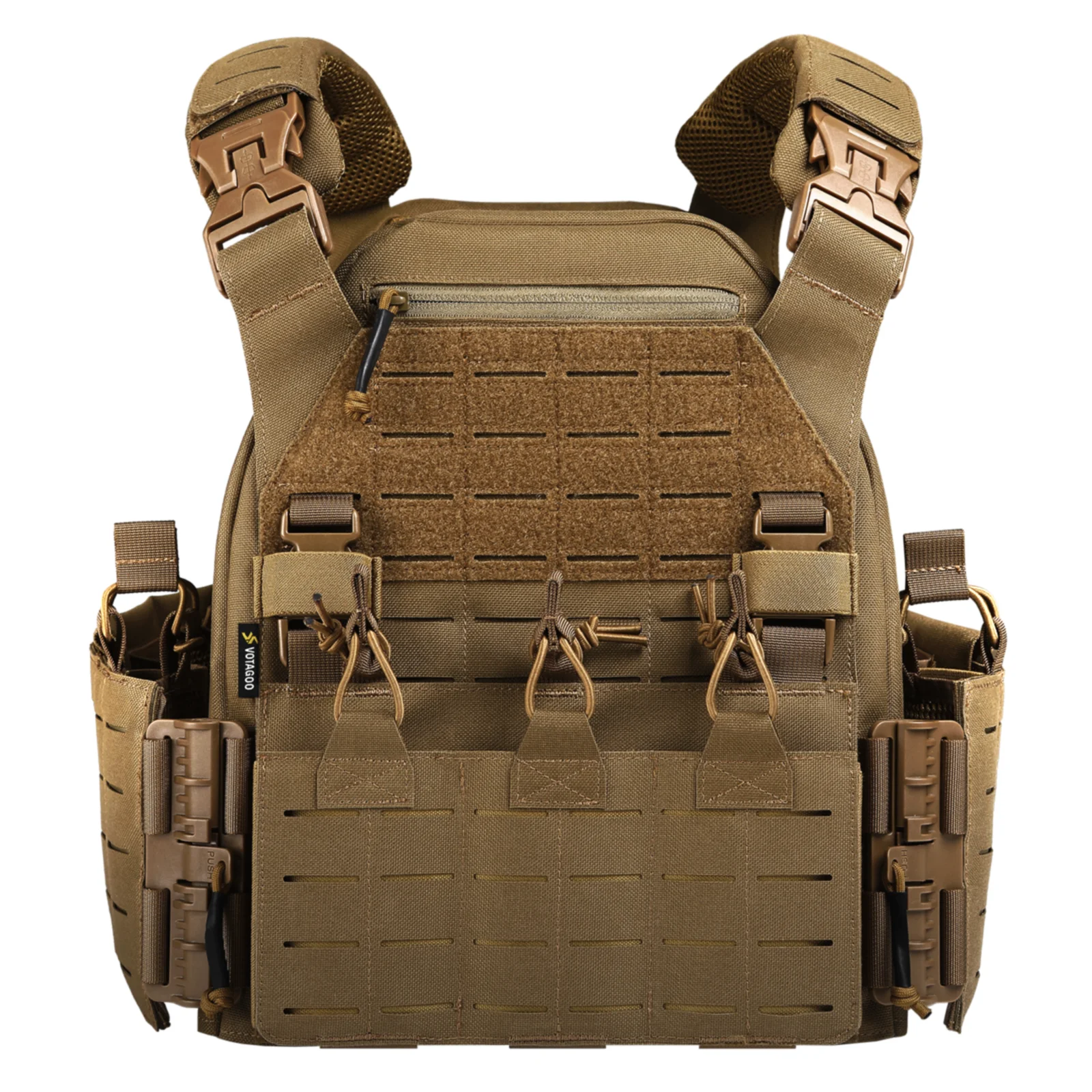 PTG Tactical Vest Gear Fashion Orange Plate Carrier Utility Shoulder Armor Vest Tactical Vest