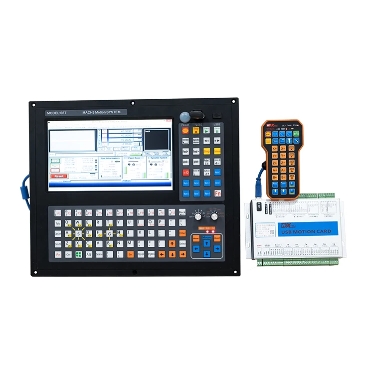 CNC All in one mach3 machine industrial control panel for artsoft use high quality CNC controller with LCD display