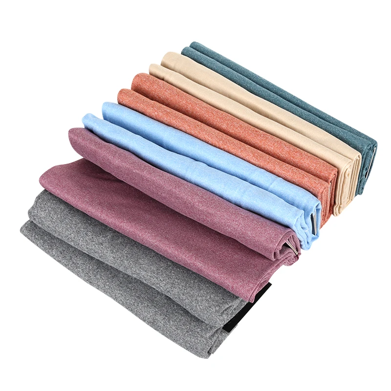 
Polyester Fabric Hot Sale Skin Care Solid for Home Textile 08-5 Microfiber Fabric 100% Polyester Weft Knitted Medium Weight 