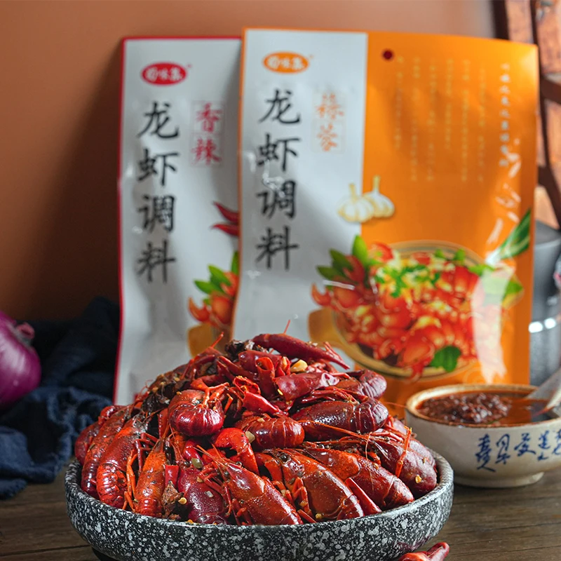 Factory Food Mixed Spices Garlic Mild Spicy Sauce Seasoning Condiments Chili Sauce Spicy Condiments Flavor Crayfish Seasoning