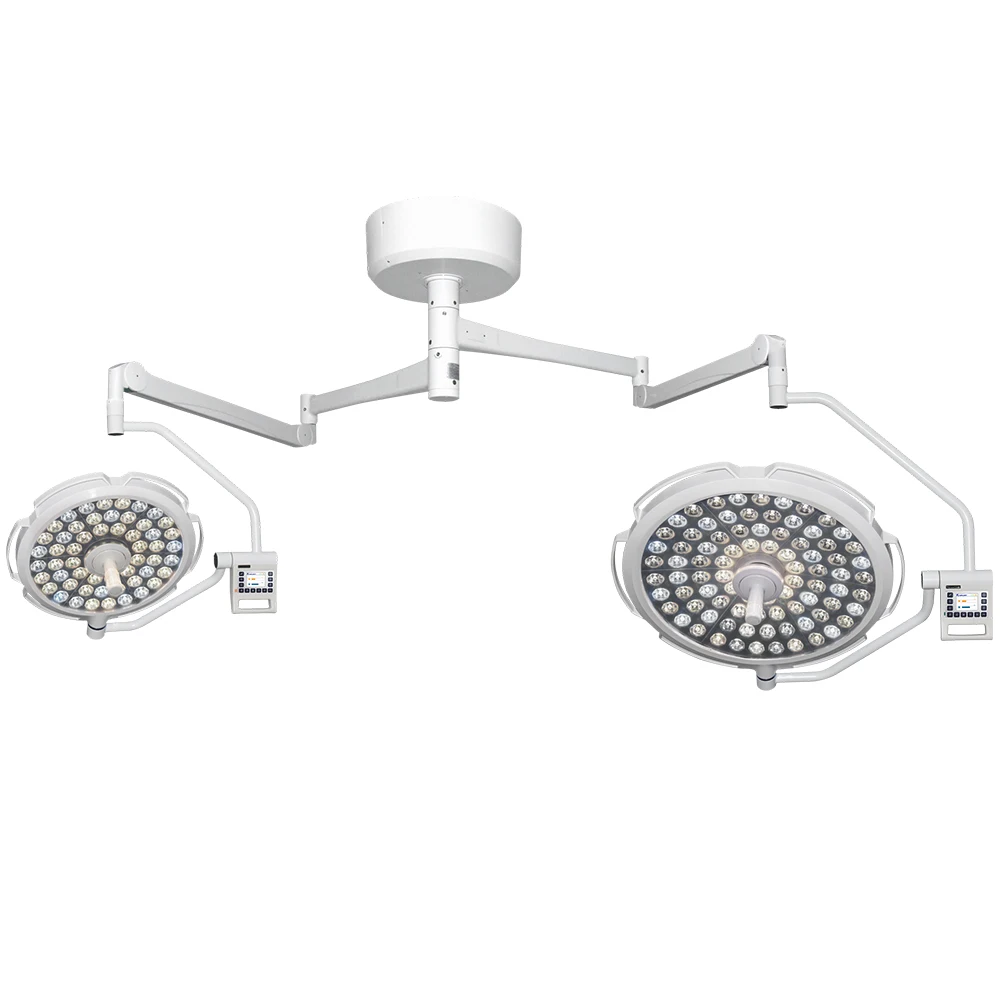 Mplent factory supply  Ceiling Double Heads ZW-G700/500 Shadowless LED Operation Theater Light Import Arm Operating Lamp