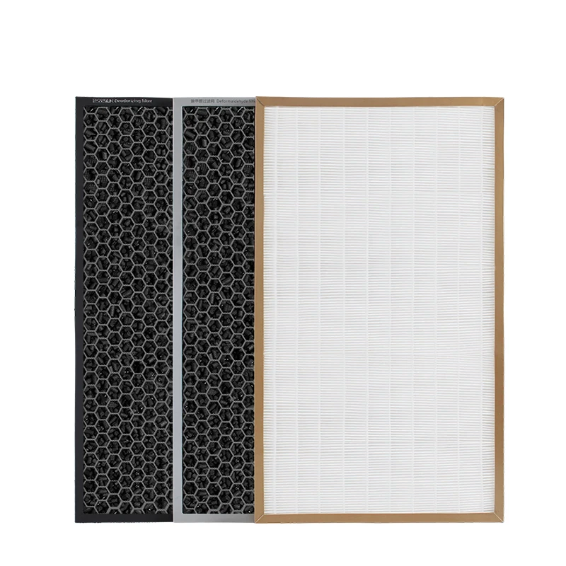 
HEPA Air Filters Replacement and HEPA Activated Carbon Filter for Panasonic F-ZJLP/ZJLD/ZJLF90C Filter Model F-VJL75C VJL90C 