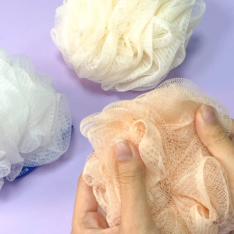 Shower Puff 50g Bath Loofahs Pouf Sponge Bubble Mesh Bulk Puffs Large Shower Sponge Loofah Bath Sponge