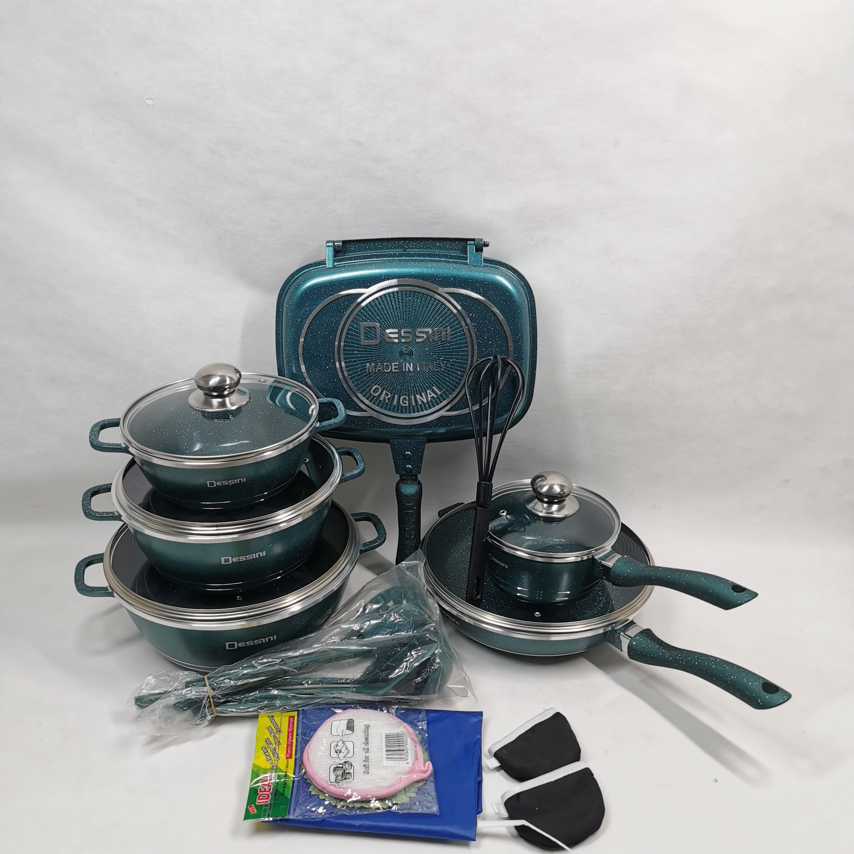 Dessini Cookware Set 23pcs Non Stick Granite Cookware Set Cooking Pots And Pans Cookware Set