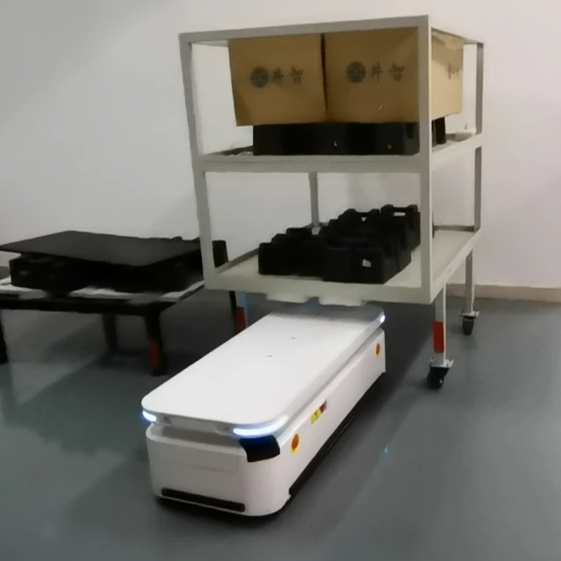 Wellwit Autonomous Mobile Robots Agv With Double Steering Wheel Drive For Warehouse Robots Agv