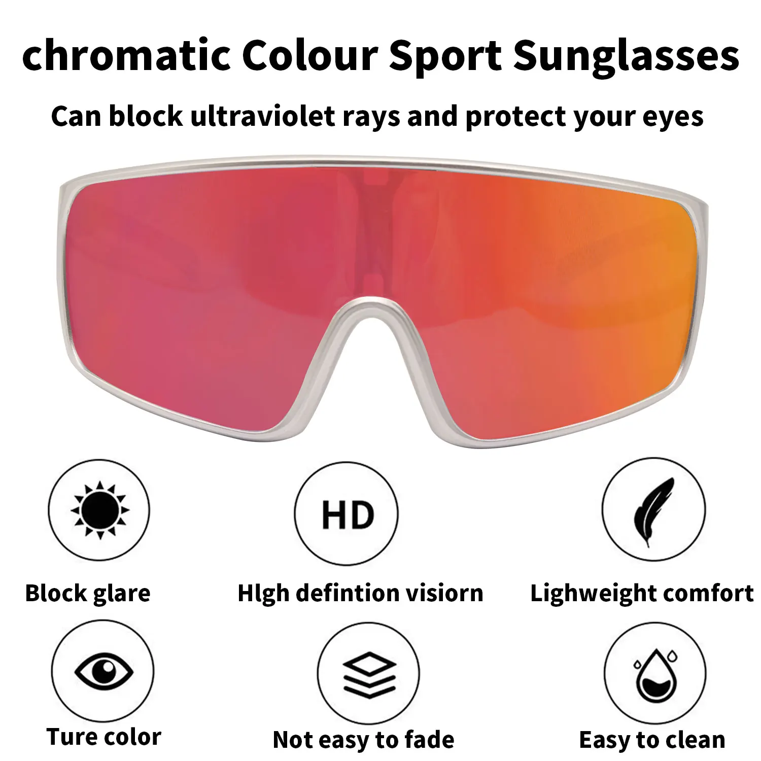 Custom Logo Polarized Cycling Glasses sunglasses uv400 Sport HD PC Lens Running Outdoor Men Women Sports Bicycle Eyewear Glass