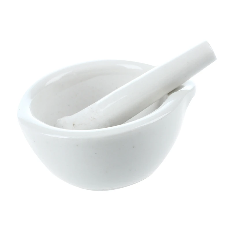 wholesale factory  high quality  White Porcelain Ceramic Mortar  with Pestle